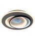 Malea Dimmable Integrated LED Semi Flush Ceiling Light Black 3000-6500K Remote Control-11