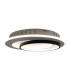 Malea Dimmable Integrated LED Semi Flush Ceiling Light Black 3000-6500K Remote Control-13