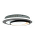 Malea Dimmable Integrated LED Semi Flush Ceiling Light Black 3000-6500K Remote Control-14