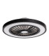 Arioso Dimmable LED CCT Ceiling Fan Black 3000-6500K Remote Control Timer Function-1