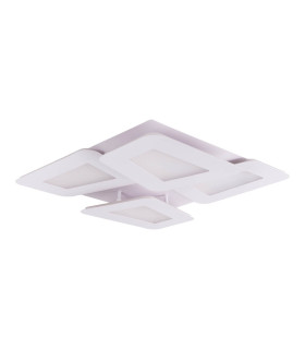 Simen Dimmable Integrated LED Semi Flush Ceiling Light White 3000-6500K Remote Control-1