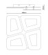 Simen Dimmable Integrated LED Semi Flush Ceiling Light White 3000-6500K Remote Control-3