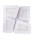 Simen Dimmable Integrated LED Semi Flush Ceiling Light White 3000-6500K Remote Control-5