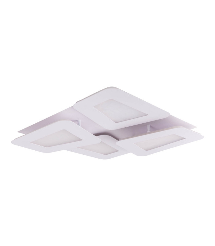 Simen Dimmable Integrated LED Semi Flush Ceiling Light White 3000-6500K Remote Control-9