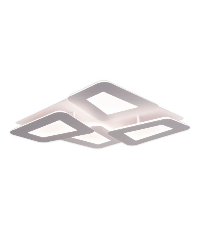 Simen Dimmable Integrated LED Semi Flush Ceiling Light White 3000-6500K Remote Control-10
