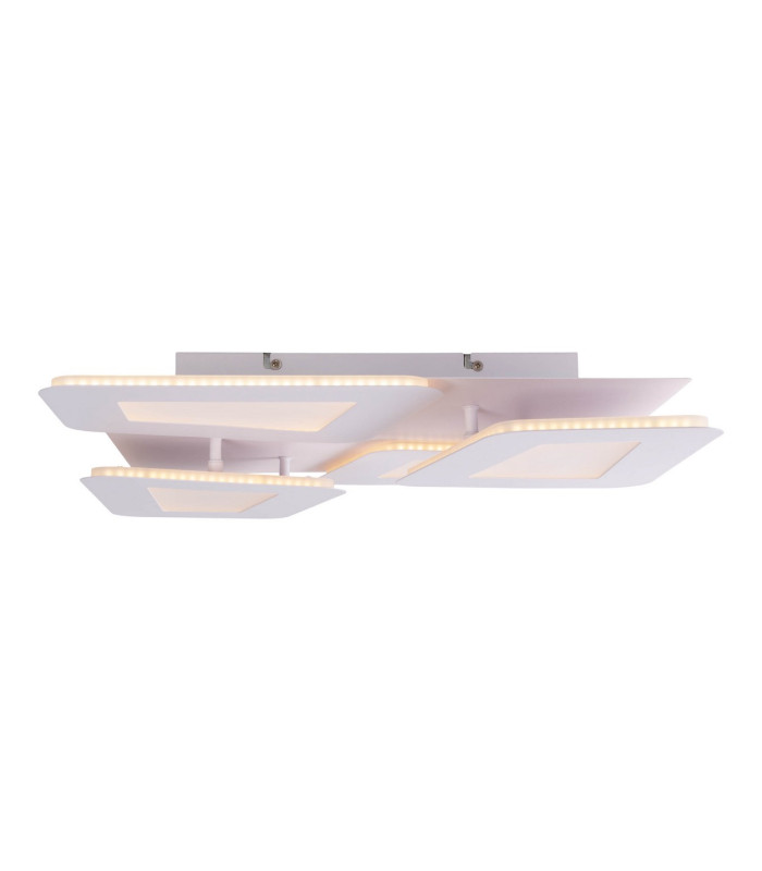 Simen Dimmable Integrated LED Semi Flush Ceiling Light White 3000-6500K Remote Control-15