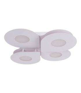 Smilla Dimmable Integrated LED Semi Flush Ceiling Light White 3000-6500K Remote Control-1
