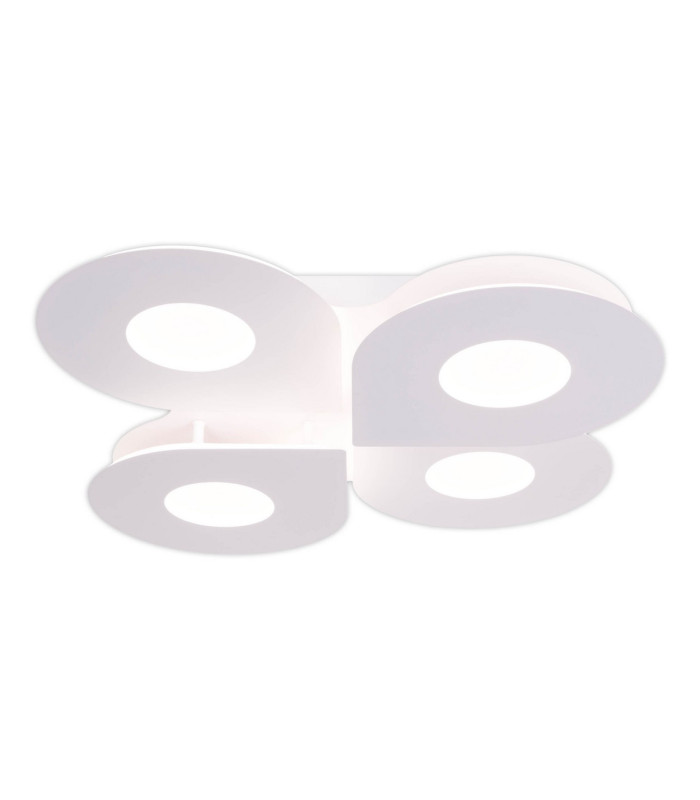 Smilla Dimmable Integrated LED Semi Flush Ceiling Light White 3000-6500K Remote Control-5