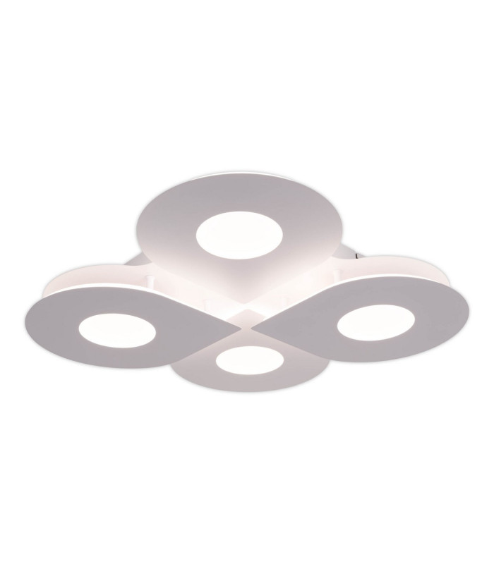 Smilla Dimmable Integrated LED Semi Flush Ceiling Light White 3000-6500K Remote Control-13