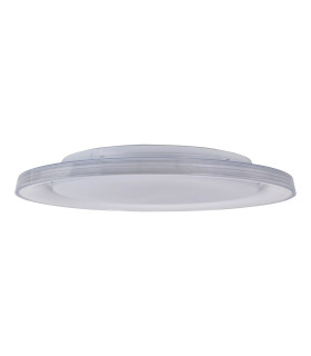 Claire Dimmable Integrated LED Semi Flush Ceiling Light White 3000-5000K Remote Control-1