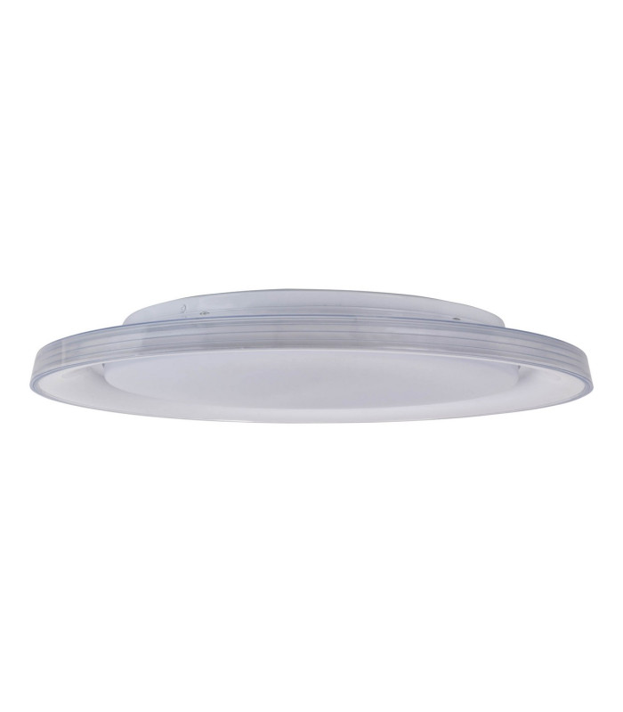 Claire Dimmable Integrated LED Semi Flush Ceiling Light White 3000-5000K Remote Control-1
