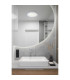 Claire Dimmable Integrated LED Semi Flush Ceiling Light White 3000-5000K Remote Control-3