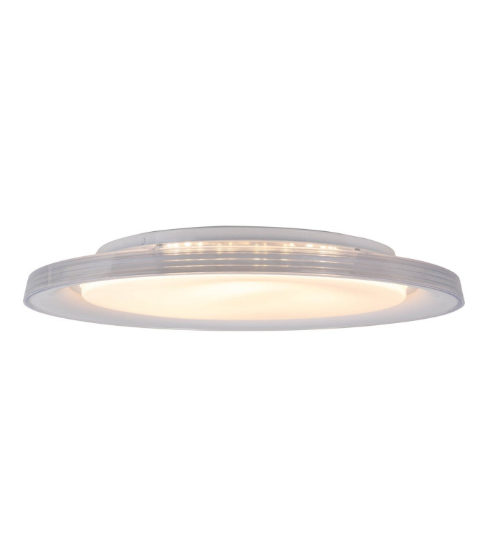 Claire Dimmable Integrated LED Semi Flush Ceiling Light White 3000-5000K Remote Control-7