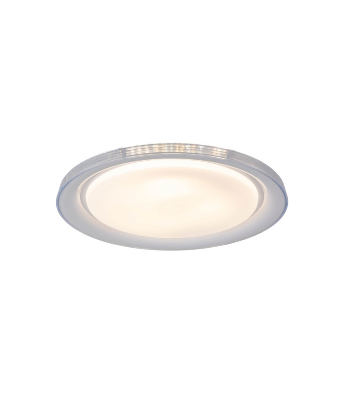 Claire Dimmable Integrated LED Semi Flush Ceiling Light White 3000-5000K Remote Control-10