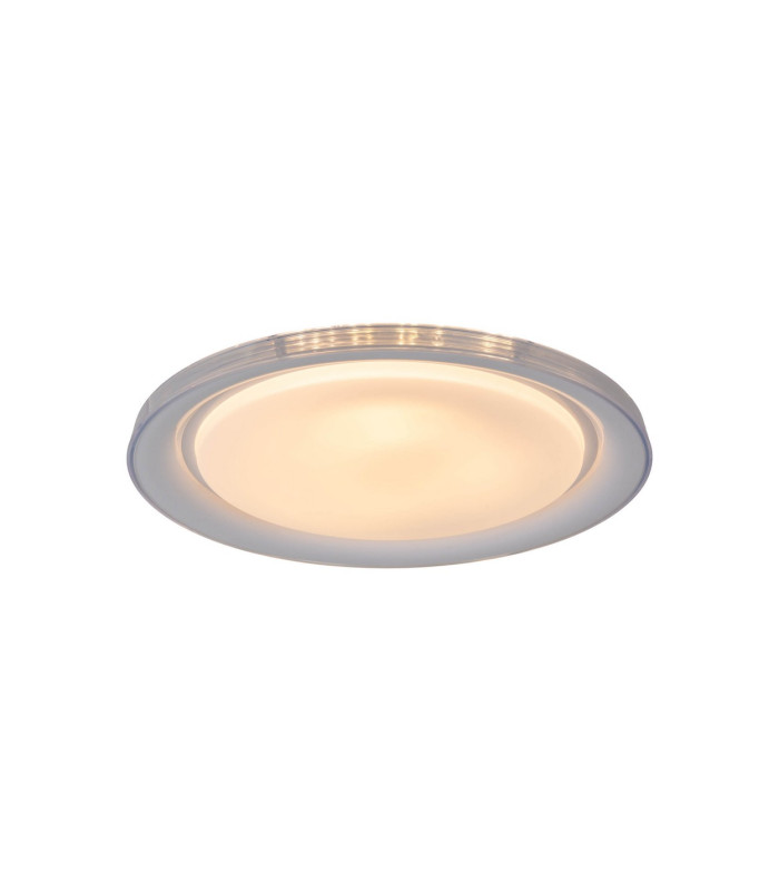 Claire Dimmable Integrated LED Semi Flush Ceiling Light White 3000-5000K Remote Control-11