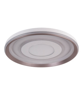 Doira Dimmable Integrated LED Semi Flush Ceiling Light White 3000-6500K Remote Control-1