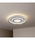 Doira Dimmable Integrated LED Semi Flush Ceiling Light White 3000-6500K Remote Control-2