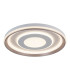 Doira Dimmable Integrated LED Semi Flush Ceiling Light White 3000-6500K Remote Control-5