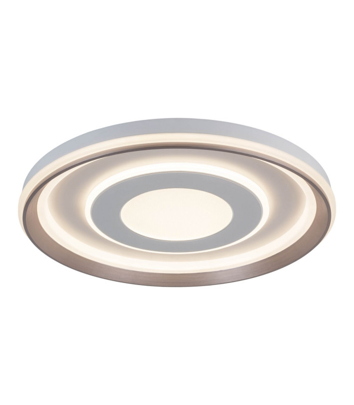 Doira Dimmable Integrated LED Semi Flush Ceiling Light White 3000-6500K Remote Control-5