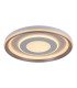Doira Dimmable Integrated LED Semi Flush Ceiling Light White 3000-6500K Remote Control-6