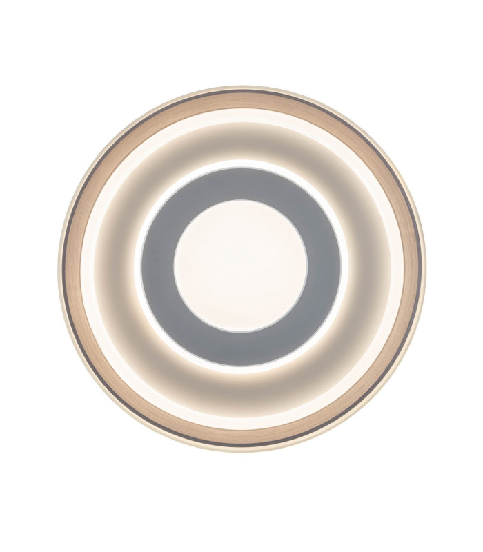 Doira Dimmable Integrated LED Semi Flush Ceiling Light White 3000-6500K Remote Control-9