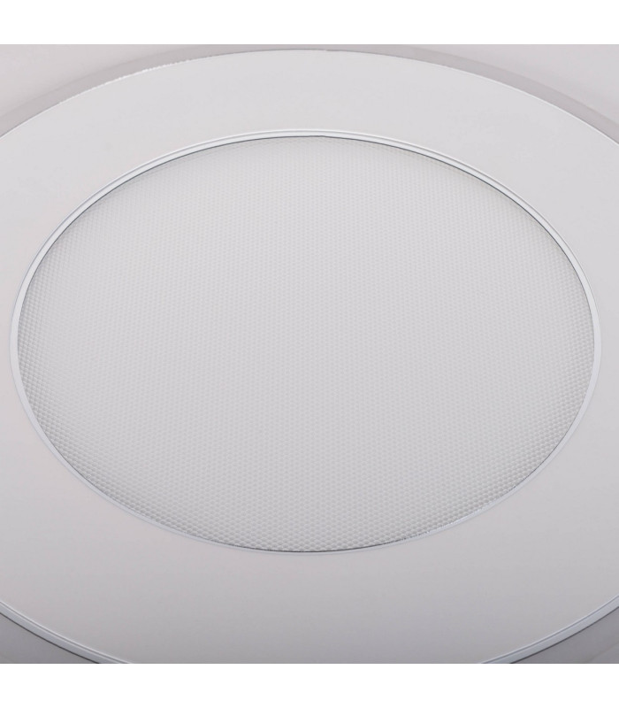 Doira Dimmable Integrated LED Semi Flush Ceiling Light White 3000-6500K Remote Control-10
