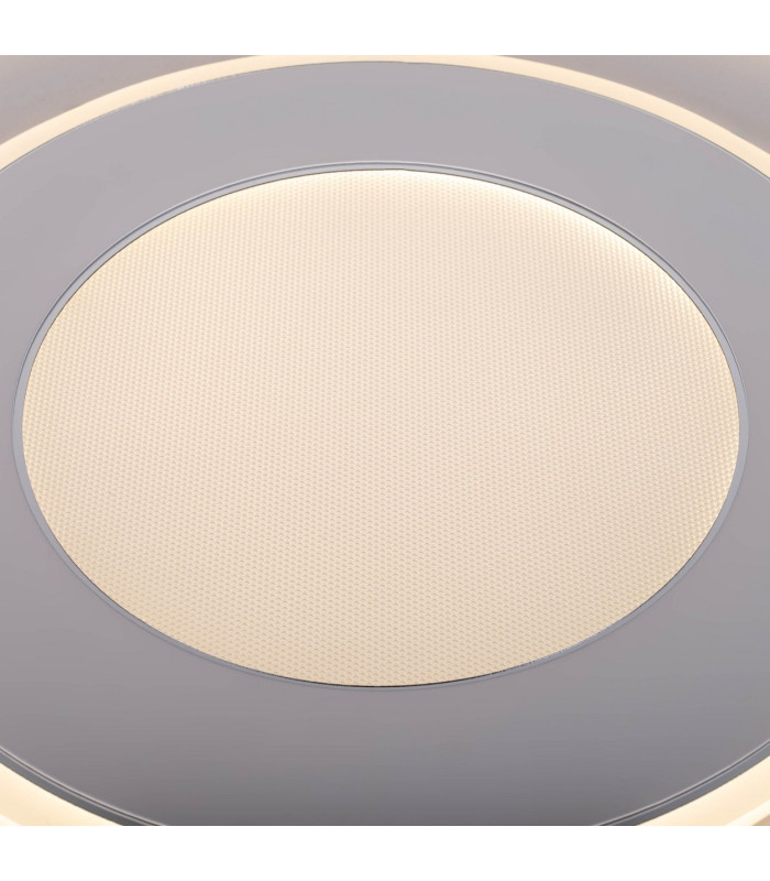 Doira Dimmable Integrated LED Semi Flush Ceiling Light White 3000-6500K Remote Control-12