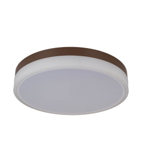 Lola Dimmable Integrated LED Semi Flush Ceiling Light White 3000-6500K Remote Control-1