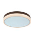 Lola Dimmable Integrated LED Semi Flush Ceiling Light White 3000-6500K Remote Control-4