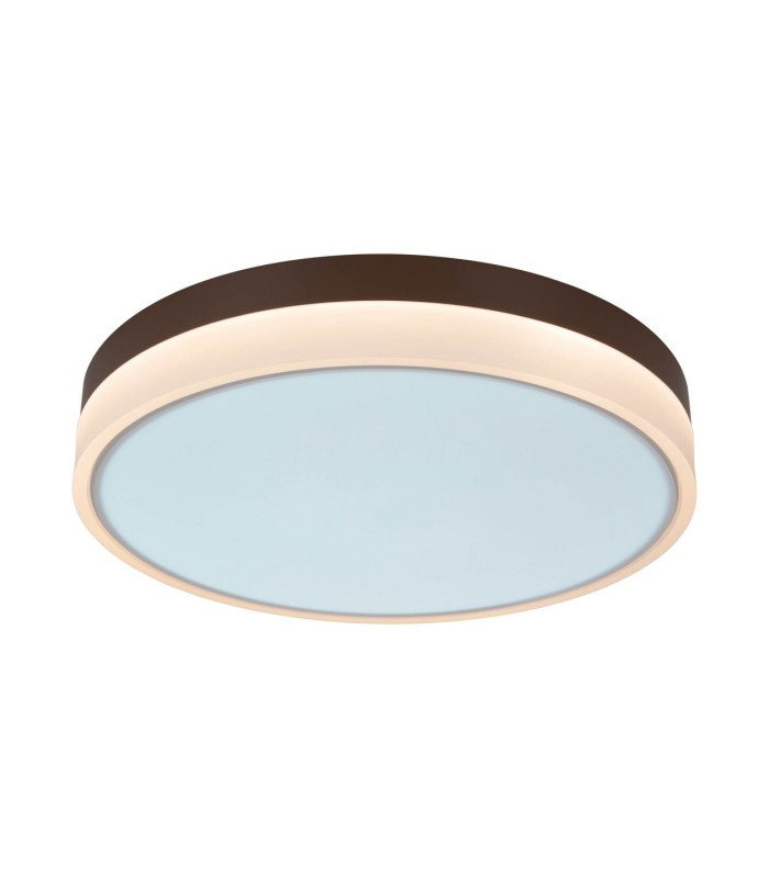 Lola Dimmable Integrated LED Semi Flush Ceiling Light White 3000-6500K Remote Control-4