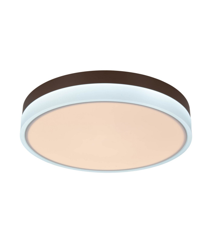 Lola Dimmable Integrated LED Semi Flush Ceiling Light White 3000-6500K Remote Control-5