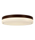 Lola Dimmable Integrated LED Semi Flush Ceiling Light White 3000-6500K Remote Control-9