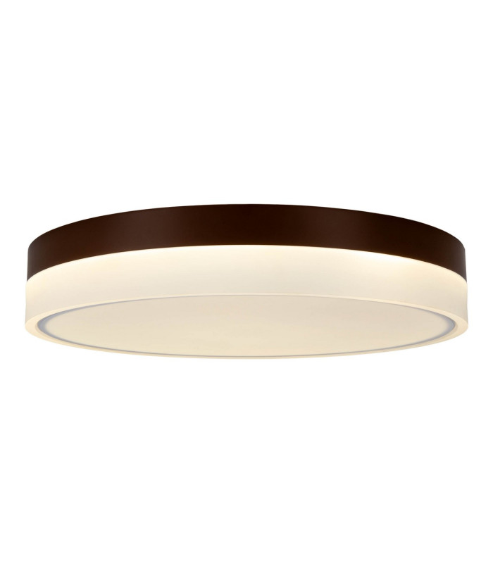 Lola Dimmable Integrated LED Semi Flush Ceiling Light White 3000-6500K Remote Control-9