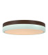 Lola Dimmable Integrated LED Semi Flush Ceiling Light White 3000-6500K Remote Control-10