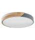 Borneo Dimmable LED Flush Ceiling Light Grey Remote Control-5