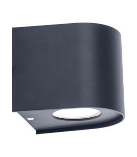 Alecto LED Outdoor Up Down Wall Lamp Black 3000K IP54-1