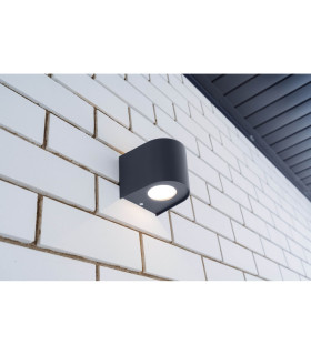 Alecto LED Outdoor Up Down Wall Lamp Black 3000K IP54-2