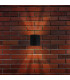 Alecto LED Outdoor Up Down Wall Lamp Black 3000K IP54-3