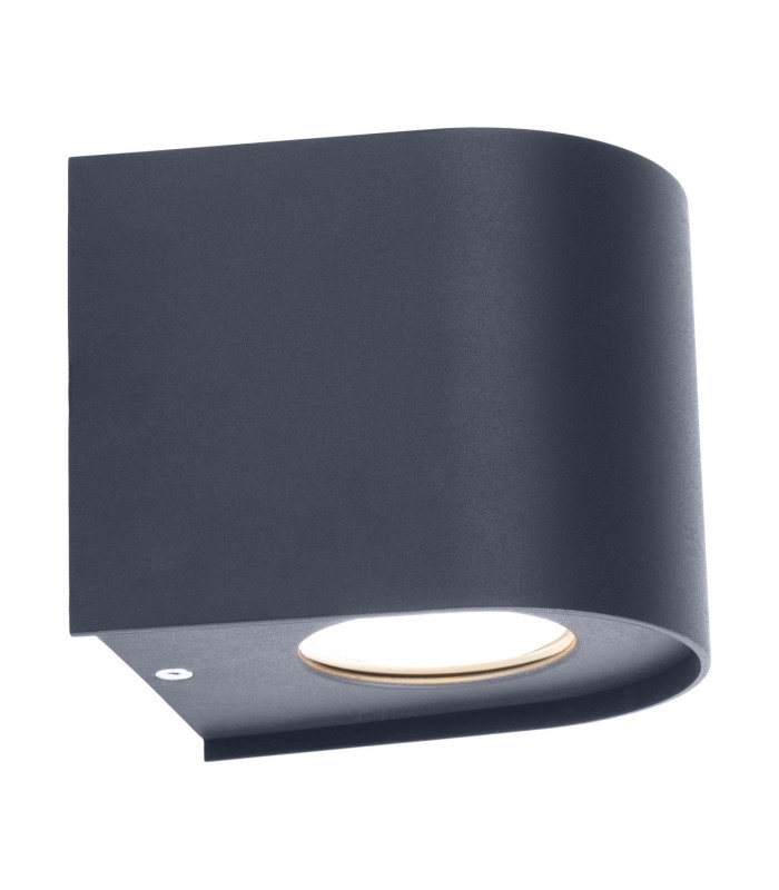 Alecto LED Outdoor Up Down Wall Lamp Black 3000K IP54-5