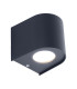 Alecto LED Outdoor Up Down Wall Lamp Black 3000K IP54-12