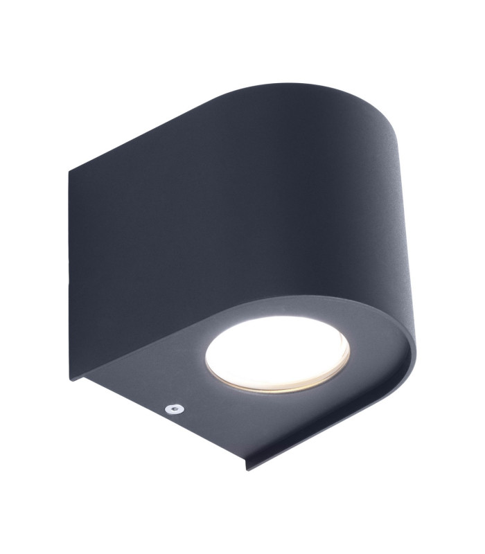 Alecto LED Outdoor Up Down Wall Lamp Black 3000K IP54-12