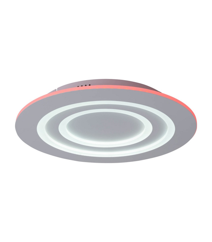 Mirel Dimmable LED CCT Decorative Flush Ceiling Light White 3000-6500K Remote Control-9