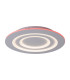 Mirel Dimmable LED CCT Decorative Flush Ceiling Light White 3000-6500K Remote Control-10