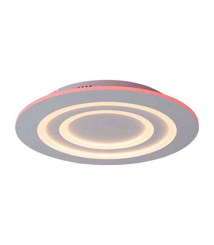 Mirel Dimmable LED CCT Decorative Flush Ceiling Light White 3000-6500K Remote Control-11