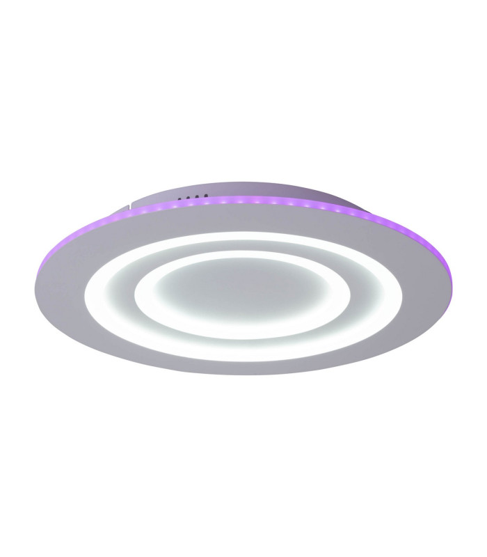 Mirel Dimmable LED CCT Decorative Flush Ceiling Light White 3000-6500K Remote Control-14