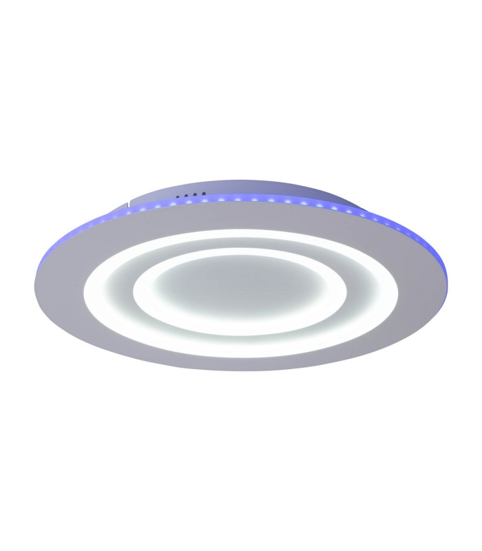 Mirel Dimmable LED CCT Decorative Flush Ceiling Light White 3000-6500K Remote Control-16