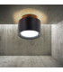 Trimes Dimmable LED 12cm Surface Mounted Downlight Black 3000-5700K-2
