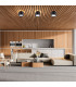 Trimes Dimmable LED 12cm Surface Mounted Downlight Black 3000-5700K-3