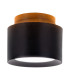 Trimes Dimmable LED 12cm Surface Mounted Downlight Black 3000-5700K-5
