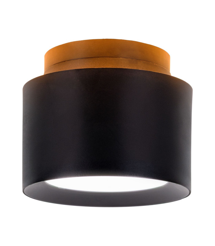 Trimes Dimmable LED 12cm Surface Mounted Downlight Black 3000-5700K-5